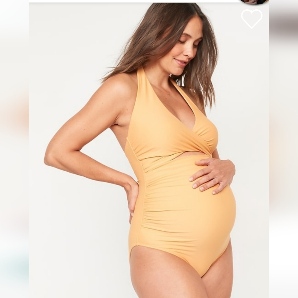 One piece maternity swim suit